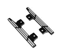 TTETTZ 2 Pièces 1:12 Pédales de Voiture RC, Pédale Latérale En Alliage D'aluminium pour MN78 MN82 LC79 Modèle de Véhicules Chenille Bricolage, Noir