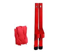 TTETTZ 2 Pièces Bâtons de Marche Bois Échasses Accessoires de Danse Sangles de Fixation Artisanat Bois pour Développement de L'Équilibre Adaptés à Cosplay Fê, Long 50 Cm