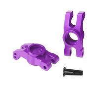 TTETTZ 2 Pièces Ensemble Moyeu Roue Arrière pour Voiture RC 1/14 Axe En Alliage D'Aluminium Pièce Upgrade Compatible Camion Court Parfait pour Réparation et, Violet