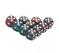 TTETTZ 2x 10 Pièces Jeu de Dés Polyédriques Jeu de Rôle Dés Nombre Jeu Faveur Jeu de Table Familial pour L'Apprentissage Des Maths Jouets Cadeaux de Fête Div