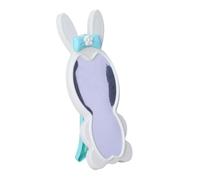 TTETTZ 2x Maison de Poupée Miniature Dressing Miroir Mini Miroir Figurine, Forme de Lapin Miniture Maison Meubles Gadgets pour Micro Paysage