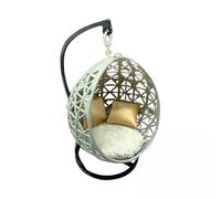 TTETTZ 2x Mini Chaise Suspendue Résine Artisanat Miniature Hamac Chaise Maison de Poupée Miniature Meubles Hamac Chaise