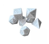 TTETTZ 2x7 Pièces Dés de Jeu Multi-faces, Jeu de Dés Jouets D'enseignement Des Mathématiques Cadeaux de Fête D20 D12 D10 D8 D6 D4 Jeu de Dés Jeu