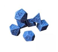 TTETTZ 2x7 Pièces Dés de Jeu Multi-faces, Jeu de Dés Jouets D'enseignement Des Mathématiques Faveurs de Fête D20 D12 D10 D8 D6 D4 Jeu de Dés Jeu