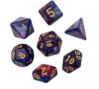 TTETTZ 3x 7x D4 D8 D10 D12 D20 Jouets de Barre de Dés Multi-faces, Ensemble de Dés Polyédriques En Acrylique pour, Enseignement Des Mathématiques, Jeux D