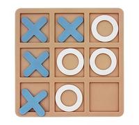 TTETTZ 3x Xo Toe Game XO Table Toy Brain Teaser Jeu de et de Croix pour Enfants Adultes