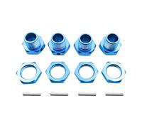 TTETTZ 4 pièces RC Car Hex Wheel Hubs Drive Adaptateur Remplacement de la roue 1/8 Adaptateur Hex Wex, Bleu