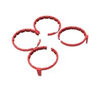 TTETTZ 4 Pièces RC Drone Propeller Cover Anneaux pour Le Remplacement Rapide de La Remise Rapide, Rouge