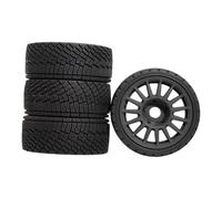 TTETTZ 4 Roues et Pneus RC, Pièces Détachées, Accessoires de Bricolage pour W233 1/7, Maléfice Noir