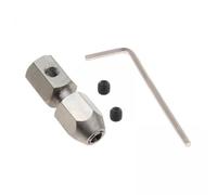 TTETTZ 5x Coupleur D'arbre de Joint de Bateau RC, Mandrin D'arbre de Moteur, Coupleur D'arbre Flexible Portable de Bricolage En Acier Inoxydable pour Bateau