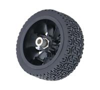 TTETTZ Accessoire de Roue Robot pour Véhicule Modèle, Remplacement Des Pneus de Voiture Jouet, Couplage de 6 Mm