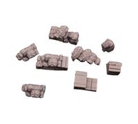 TTETTZ Accessoires de Décors de Terrain, Miniatures En Résine à Peindre, Décorations de Modèles Miniatures, Jeux de Rôle, Suppléments, Miniatures,