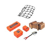 TTETTZ Accessoires de Toit pour Véhicule RC, Pièce Compatible SCX10, équipement pour Chenille RC 1/10, Filet Noir