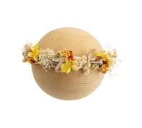 TTETTZ Bandeau de Fleur Nouveau-né 0-6 Mois pour Les Cheveux Photographies Réglables Corona Corona Corona pour Les Bébés D'anniversaire, Style F