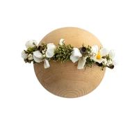 TTETTZ Bandeau de Fleur Nouveau-né 0-6 Mois pour Les Cheveux Photographies Réglables Corona Corona Corona pour Les Bébés D'anniversaire, Style A