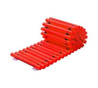 TTETTZ Blocs D'équilibre Antidérapants et Pont à Poutre pour Bébés et Enfants, équipement de Jeu, Rouge