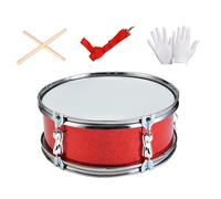 TTETTZ Caisse Claire de 11 Pouces, Instrument de Percussion pour Apprendre La Musique, Idéal pour Adultes, Adolescents et Enfants, Cadeau de Noël, Rouge