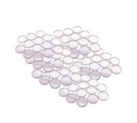 TTETTZ Capsules Côtières de 100 Morceaux de Monnaies de 20 Mm, Organisateur Résistant, Protection Transparente Ronde de L'argent Argenté