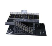 TTETTZ Car Model Display Case 1/64 Maquette Voiture Vitrine Miniature Garage Simulation PVC Convient au Bureau Décoration Intérieure Collection, Style B