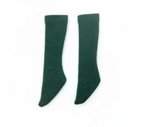 TTETTZ Chaussettes pour Poupée Coton Textiles Miniatures Accessoires pour Habillage Esthétique Contemporaine Douceur Coton Ajustement Parfait pour Collectionneurs Présentation Décoration , Vert Foncé