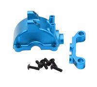 TTETTZ Couvercle de Boîte de Vitesses de Voiture RC 1:10, Boîtier Différentiel En Alliage D'aluminium avec Support de Bras, Mise à Niveau pour TT02, Accessoi, Bleu
