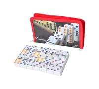 TTETTZ Double Tuiles Plateau Jeu Éducatif Classique Rangement Pratique Jouet Interaction Parent Enfant Adapté Réunions Famille, Rouge