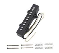 TTETTZ Electric Bass Pickup pour Basse Cinq Cordes avec Ouverte Amplificateur Préampli Intégré Accessoires Musicaux Fiables pour Remplacement Facile I, Noir, Cou