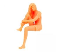 TTETTZ Ensemble de 2 Figurines de Fille à L'échelle 1/64 pour Modèles de Train