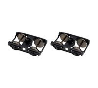TTETTZ Ensemble de 2 Ho Scale 1:87 Model Train Bogies pour La Disposition Des Chemins de Fer et Les Cadeaux