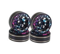 TTETTZ Ensemble de 4 Jantes RC RC pour 1:18 1:24 Crawler de Modèle SCX24