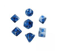 TTETTZ Ensemble de 7 Dés En Acrylique pour Jeu de Rire - Accessoire Coloré, 2 pièces