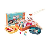 TTETTZ Ensemble de Jouets D'alimentation En Bois pour Enfants pour L'activité Primaire de Coordination