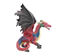 TTETTZ Figurine Dragon Model, Figurine Articulée en PVC de 16 Cm pour Garçons et Filles à Partir de 4 Ans, Rouge