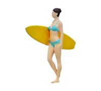 TTETTZ Figurine miniature de surf à l'échelle 1:64, accessoire photo, objets de collection, accessoires pour maison de poupée, dioramas de surfeurs de, Style E