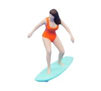 TTETTZ Figurine miniature de surf à l'échelle 1:64, accessoire photo, objets de collection, accessoires pour maison de poupée, dioramas de surfeurs de, Style F
