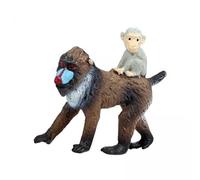 TTETTZ Figurines de Chimpanzé, 5 Pièces, Jouet éducatif, Modèle Orang-outan, Figurines D'action