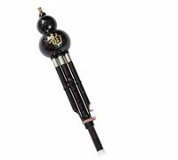 TTETTZ Flûte en Bambou pour Débutant Instrument Cucurbiture Gourd Structure Résistance aux Chutes Design Soigné Adaptée Activités Musicales Famille Groupe, Acier Noir Si♭