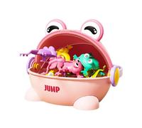 TTETTZ Grenouilles Sauteuses de Différentes Couleurs, Jouet de Grenouille Rebondissante Amusant pour Les Enfants, Rose