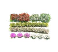 TTETTZ Groupes de Végétation Miniatures à Réaliser Soi-même, Table de Jardin Féerique, Maquette de Scène Miniature, Style F