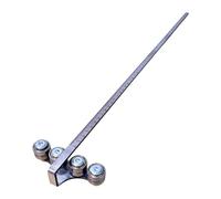 TTETTZ Guide de Scie Circulaire Rigide, Calibre à Coulisse, Règle de Coupe, Outil En Acier Inoxydable, Adapté Au Travail Du Bois, Du Métal et, 60 Cm de Longueur
