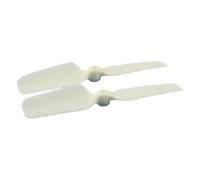 TTETTZ Hélice D'hélicoptère 2xRC, Télécommande Sans Balais pour Jouets RC Quadcopter, Blanc, 3 pièces