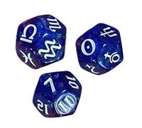 TTETTZ Jeu de Dés Polyédriques, 4x3 Pièces, Constellation, pour Fête de Réunion de Famille