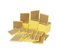 TTETTZ Jeu de Mathématiques D'apprentissage Précoce pour Les Enfants, Blocs Numériques En Bois, Matériel éducatif pour Les 3 Ans, 45pc