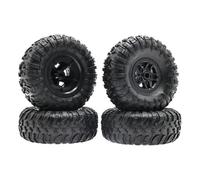 TTETTZ Jeu de Pneus de Roue à échelle 5x 4x 1:12, Remplacement pour Camions MN90 MN91, Bricolage Modifié