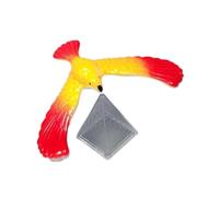 TTETTZ Jouet D'équilibre D'oiseau D'équilibre D'aile D'aigle avec La Combinaison de Pyramide pour Des Faveurs de Fête de Bureau de Bureau Enfants Adultes Enf, Rouge Petit