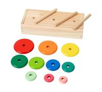 TTETTZ Jouet éducatif Mathématique à Anneaux Empilables, Tour Logique, Jeu de