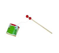 TTETTZ Jouet éducatif Traditionnel et Réaliste pour Tout-petits, Grenouille En Bambou, Jouet Sonore pour Enfants, Cadeau pour La Maternelle