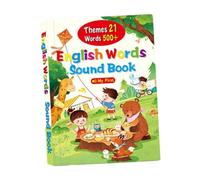 TTETTZ Livre Audio avec Des Mots Anglais, Livre Audio Interactif pour Développer Le et Apprendre L'anglais, L'alphabet et Les Fruits.
