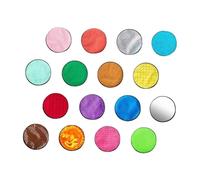 TTETTZ Lot de 16 tapis sensoriels texturés, panneaux muraux, jouets éducatifs, dalles de portables de 20 cm de diamètre pour garderie