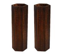 TTETTZ Lot de 2 Porte-parapluies En Bois, Support de Rangement pour Parapluies, Design Créatif de Style Nordique et Japonais.